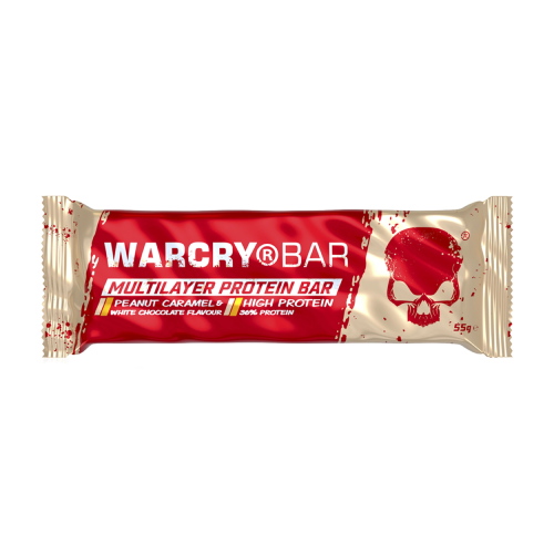 WARCRY® baton proteic - arahide și caramel, 55 g