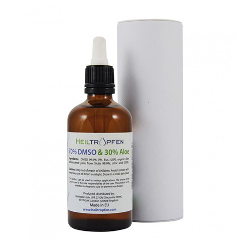 DMSO + suc de aloe cu pipetă, 100 ml