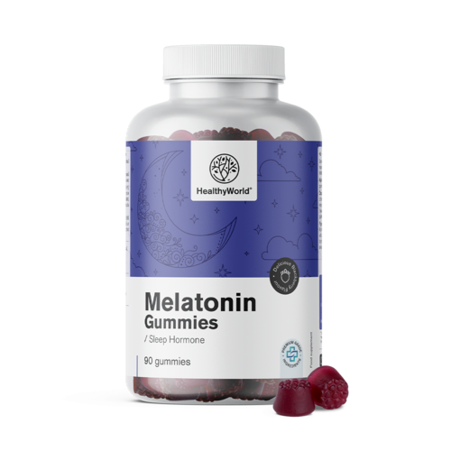 Melatonină 1 mg – bomboane gumate cu hormon natural, 90 de bomboane gumate