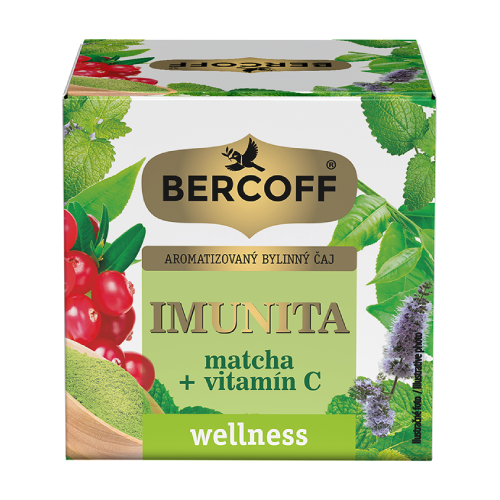 Sistem imunitar - ceai de plante cu matcha și vitamina C, 10 x 1,5 g