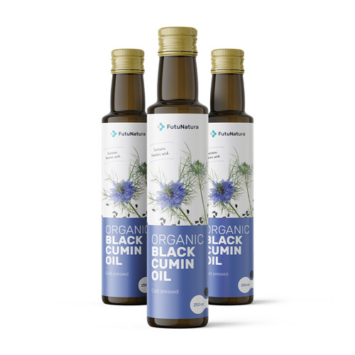 3x BIO Ulei de chimen negru, total 750 ml