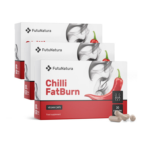 3x Chilli FatBurn, total 90 de capsule