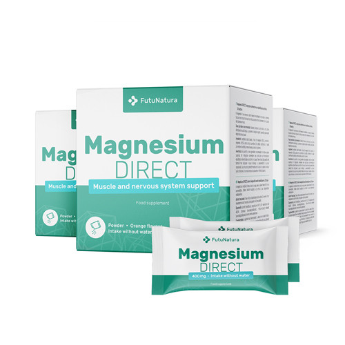 3x Magneziu DIRECT 400 mg, total 90 de pliculețe