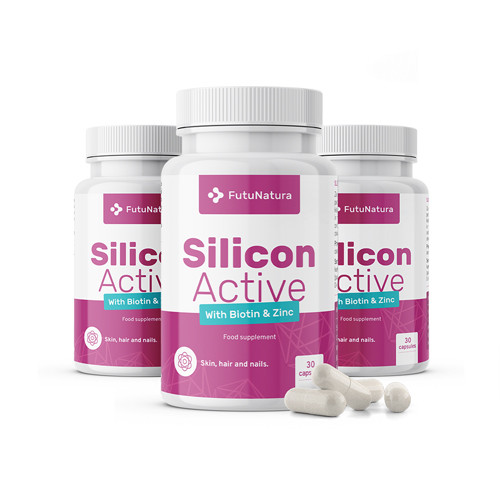 3x Siliciu Activ, total 90 de capsule