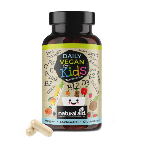 Vitamine și minerale vegane pentru copii, 120 de capsule