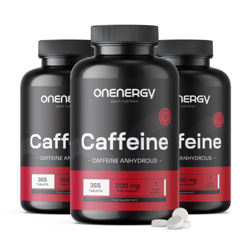 3x Cofeină 200 mg, total 1095 de comprimate