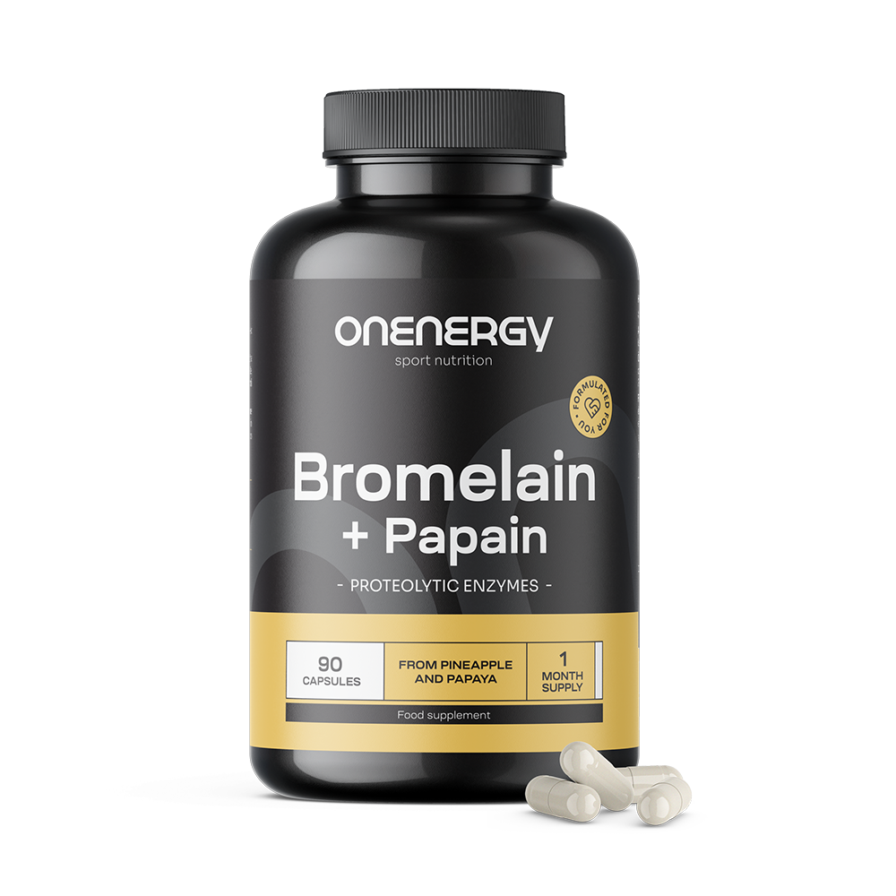 Bromelaină + Papaină