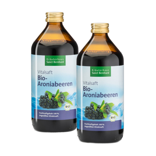 BIO Suc de aronia, 2 x 500 ml