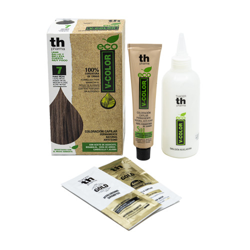 Vopsea naturală pentru păr – blond mediu, 1 bucată