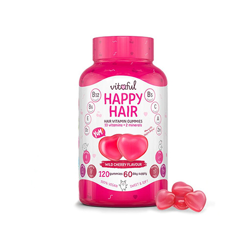 Happy Hair vitamine pentru păr, 120 de bomboane gumate