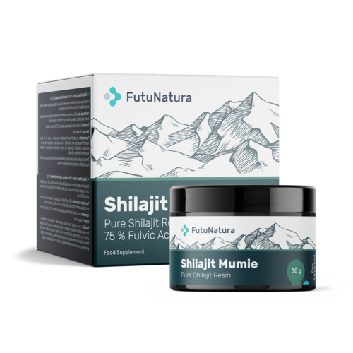 Shilajit Mumie živica – 75 % kyseliny fulvovej, 30 g