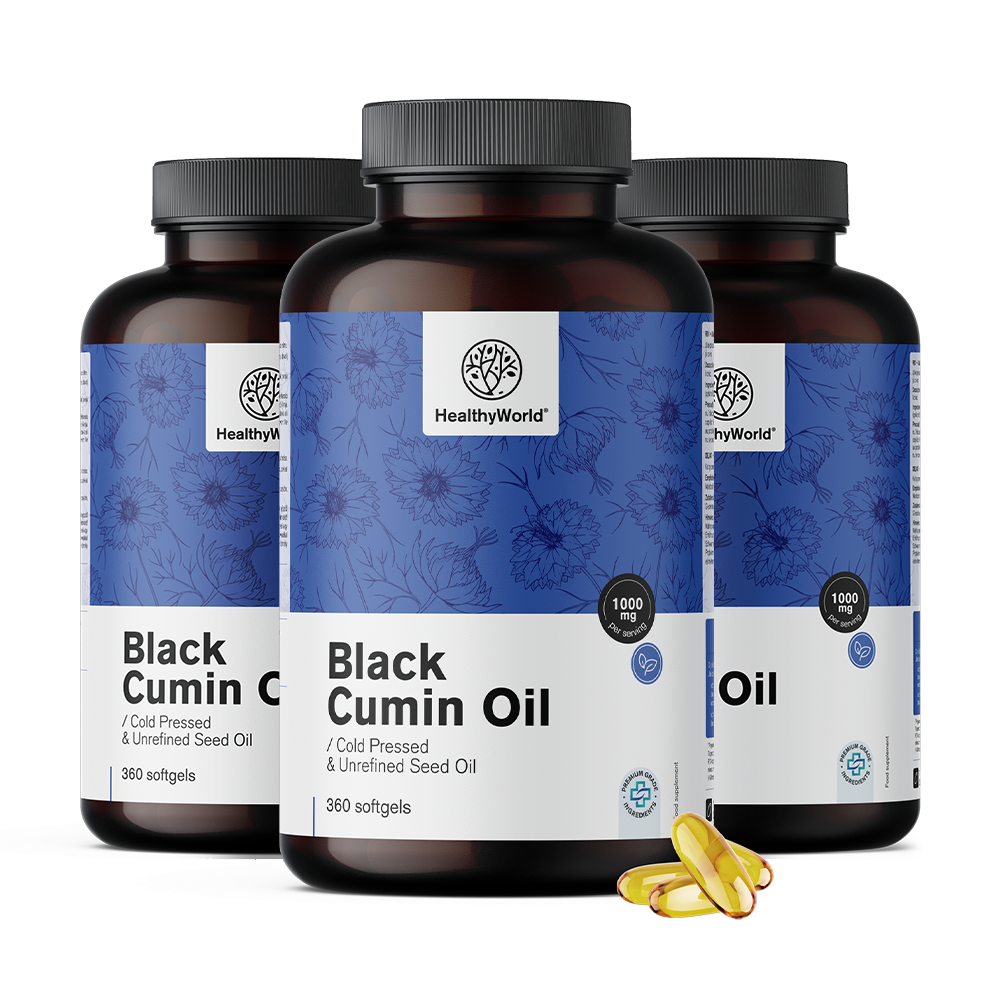 Olje črne kumine 1000 mg