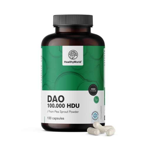 DAO diamínooxidáza 100.000 HDU, 120 kapsúl