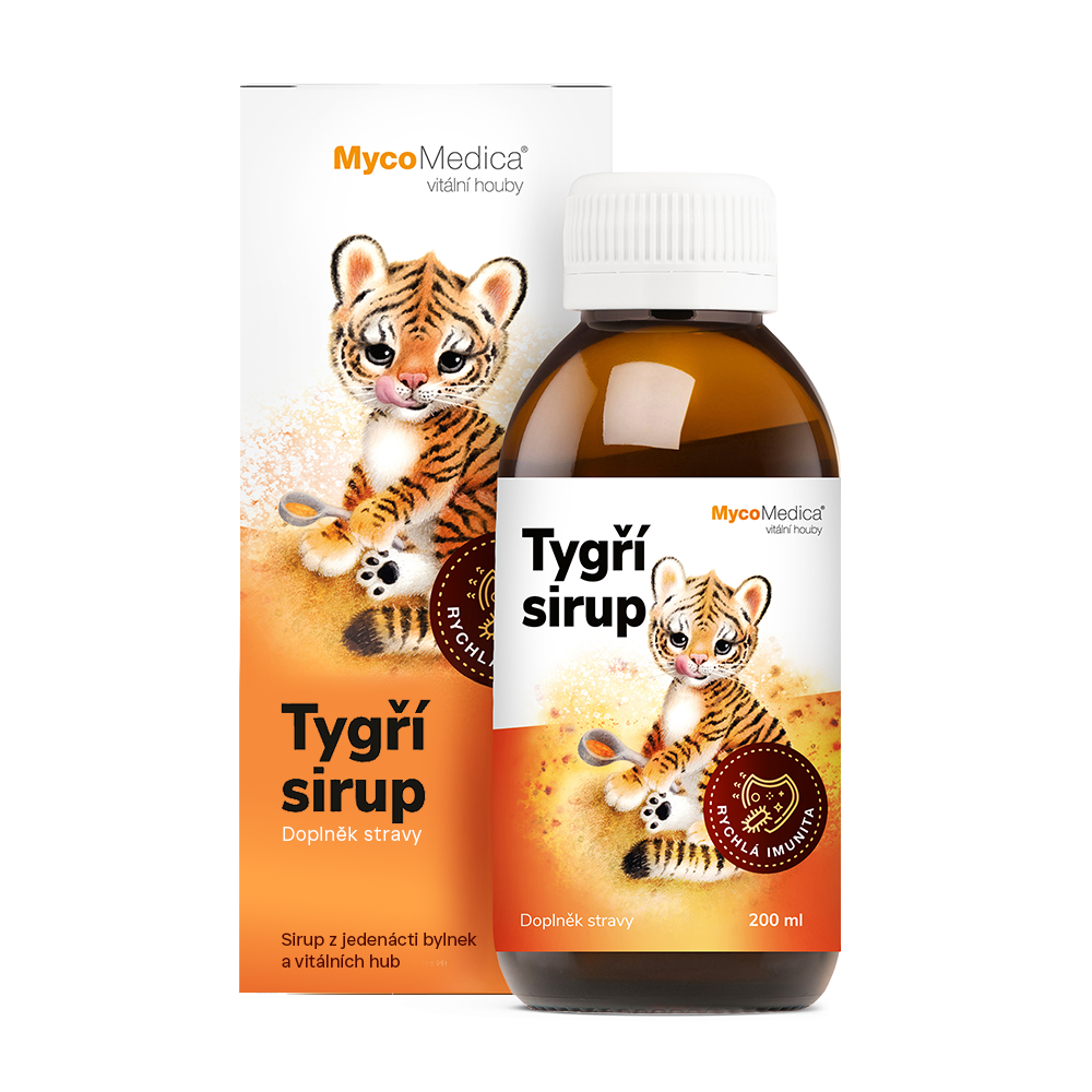 Tekutý doplnok stravy pre deti Tiger - imunita.