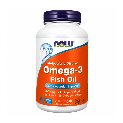 Omega-3 z rybieho oleja, 200 mäkkých kapsúl