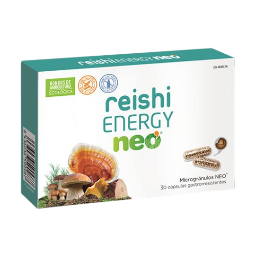 Reishi Energy Neo - komplex s damiánou, 30 kapsúl