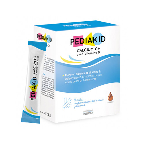 Vápnik + vitamín D3 pre deti, 14 vrecúšok