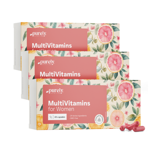 3x Multivitamíny pre ženy, spolu 180 kapsúl