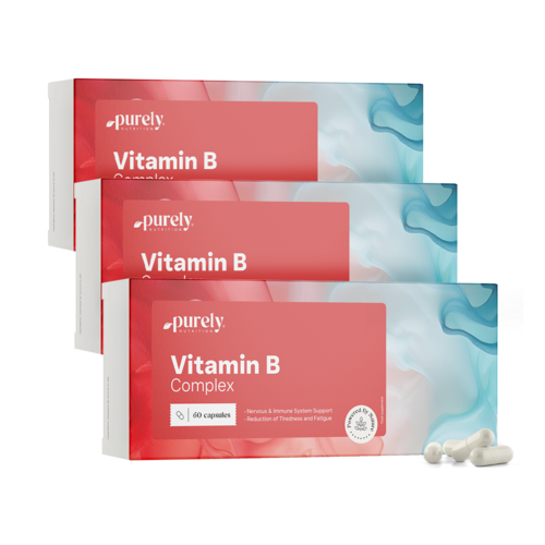 3x Vitamín B-komplex, spolu 180 kapsúl