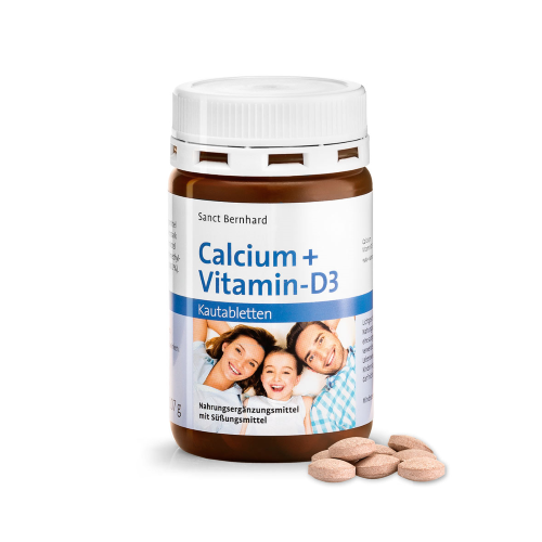 Vápnik + vitamín D3, 150 žuvacích tabliet