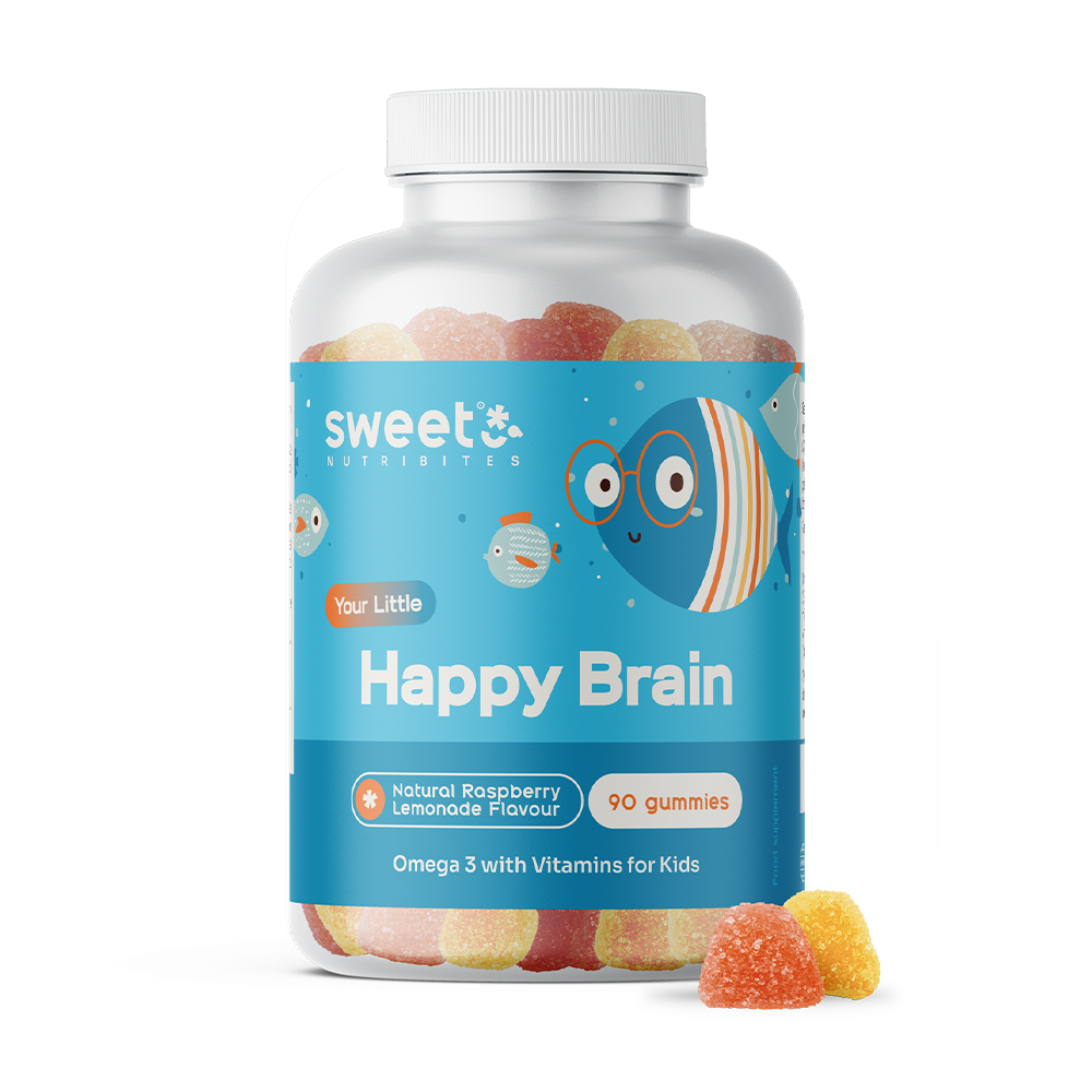 Happy Brain – gumové cukríky pre deti s omega-3 mastnými kyselinami