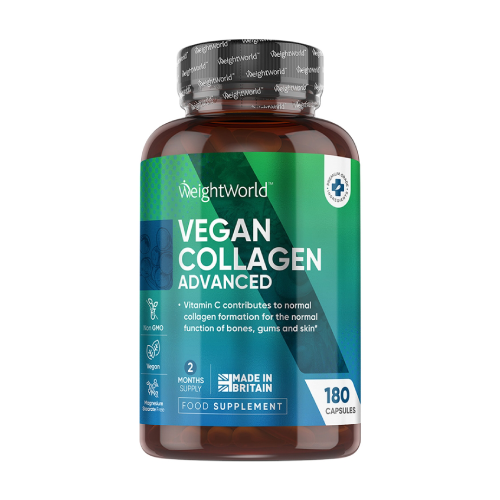 Vegánsky kolagén vo forme kapsúl.