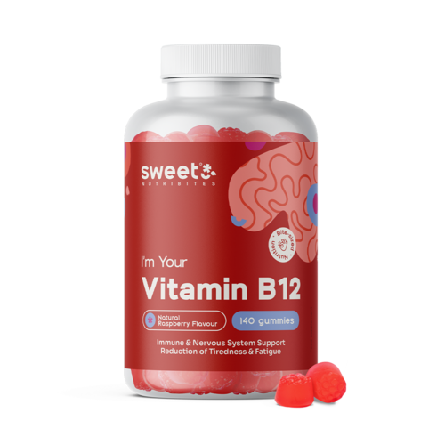 Vitamina B12 500 µg, 140 gomas