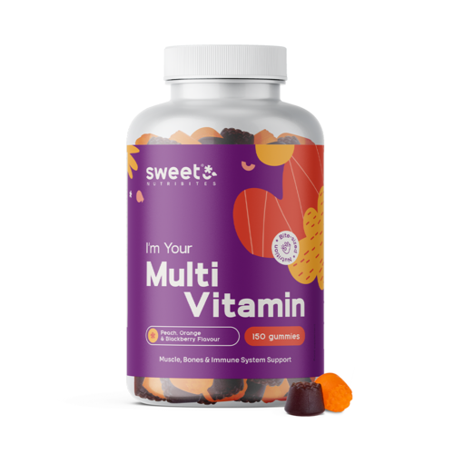 Multivitamine – bomboane gumate cu 10 vitamine, 150 de bomboane gumate