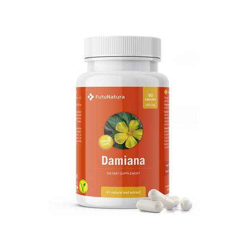 Damiana 460 mg, 90 capsules