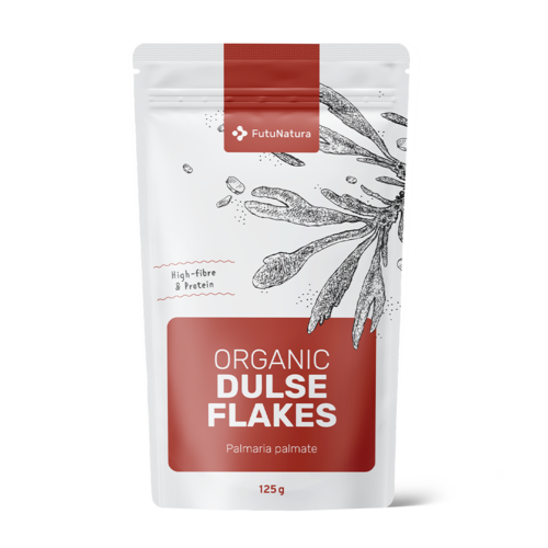 Organic Dulse Flakes – 100% Dulse Seaweed Leaves, 125 g