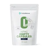 Empty Capsules 0 - Vegan, 1000 capsules