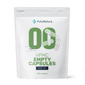 Empty Capsules 00 - Vegan, 1000 capsules