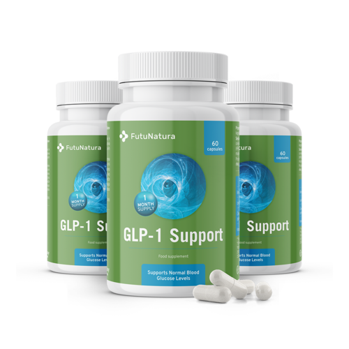 3x GLP-1 Support - Complex of Plant Extracts with Chromium, total 180 capsules