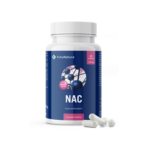 NAC 500 mg, 90 capsules