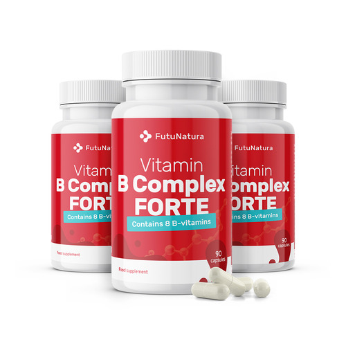 3x Vitamin B Complex FORTE, total 270 capsules