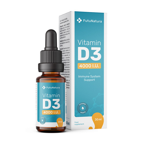 Vitamin D3 4000 IU - Drops, 30 ml
