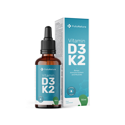 Vitamin D3 + K2 Drops, 50 ml