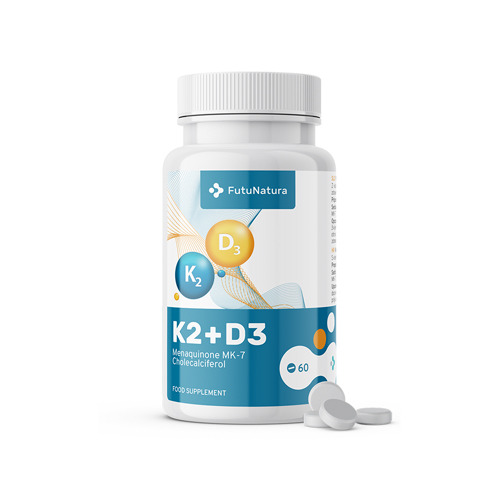 Vitamin K2 + D3 - for Bones, 60 tablets