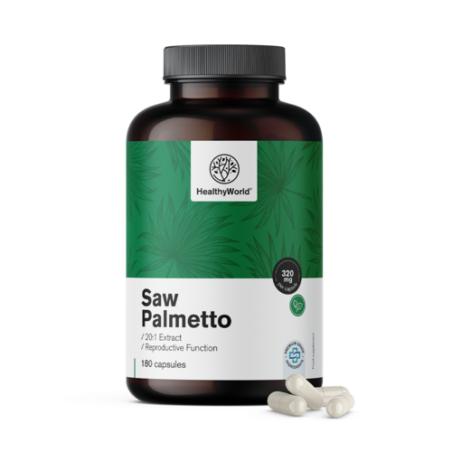 Saw Palmetto 320 mg, 180 capsules
