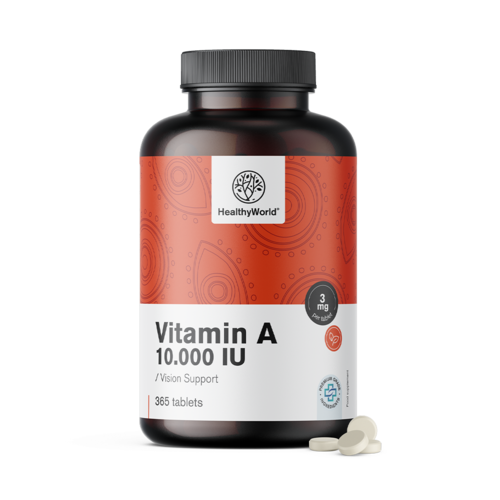 Vitamin A 10,000 IU, 365 tablets