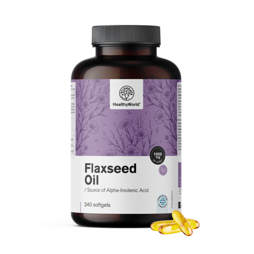 Flaxseed Oil 1000 mg, 240 softgels