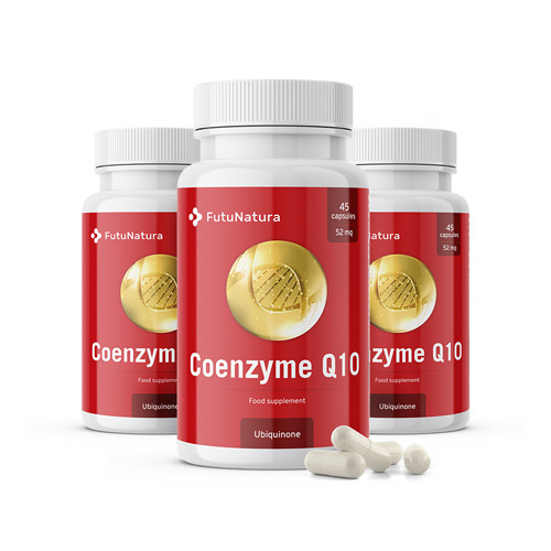 3x Coenzyme Q10, total 135 capsules