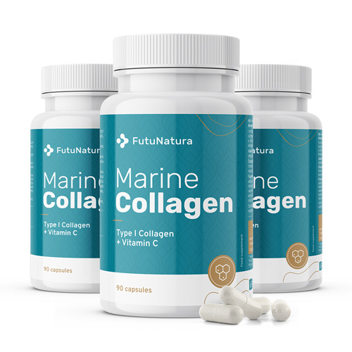 3x Marine Collagen 1000 mg, total 270 capsules