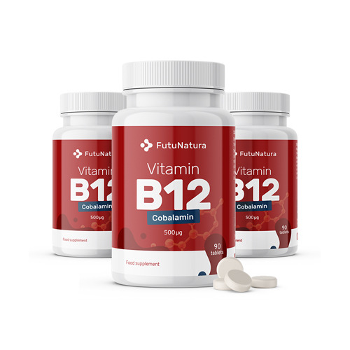 3x Vitamin B12, total 270 tablets