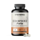 Vitamins D3 + K1 + K2 FORTE, 180 capsules