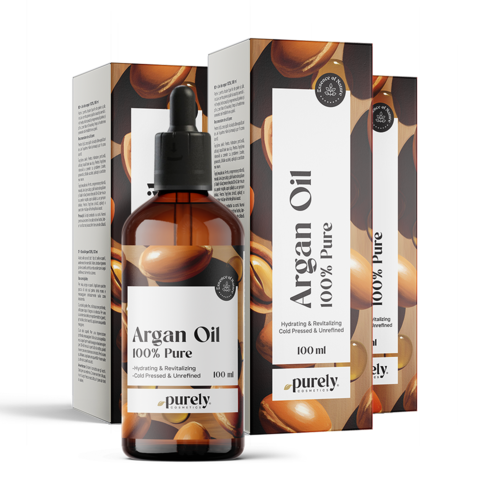 3x 100 % Argan Oil, total 300 ml