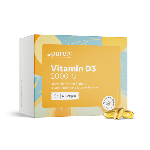 Vitamin D3 2000 IU, 60 softgels