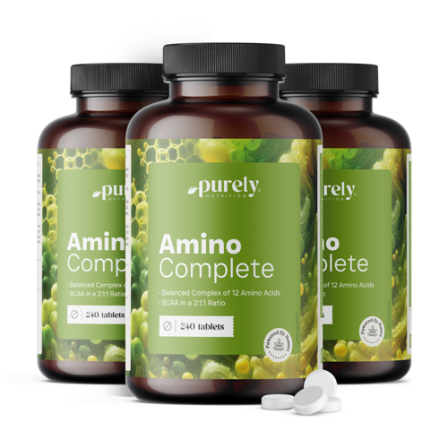 3x Amino Complete – Balanced Complex of 12 Amino Acids, total 720 tablets